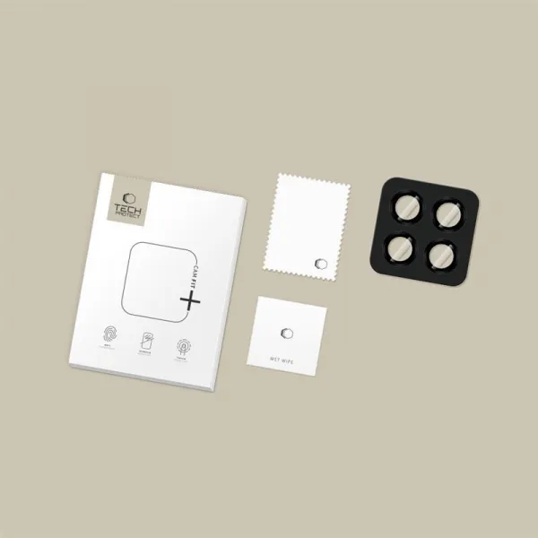 Tech-Protect CamRing Fit ochranné sklo na kameru na Xiaomi Poco M8 Pro / Redmi Note 15 Pro 5G / 15 Pro Plus 5G, čierne