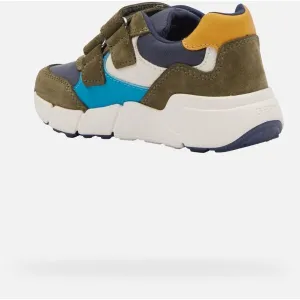 Khaki boys' shoes for the first steps Geox Flexyper Mini Boy - Boys