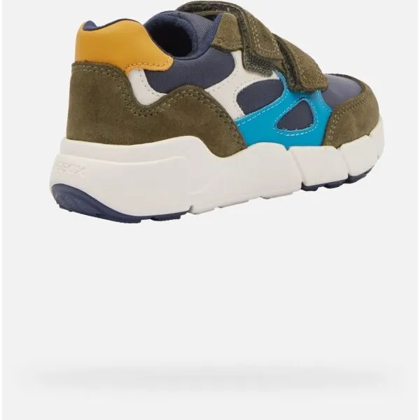 Khaki boys' shoes for the first steps Geox Flexyper Mini Boy - Boys