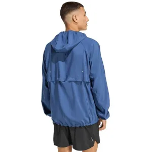 adidas RUN ESSENTIALS JACKET M Pánska športová bunda, tmavo modrá, veľkosť