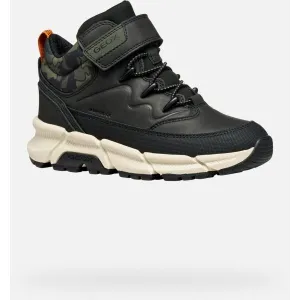 Black boys' ankle boots Geox Flexyper Plus - Boys