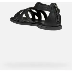 Black Girls' Sandals Geox Karly - Girls
