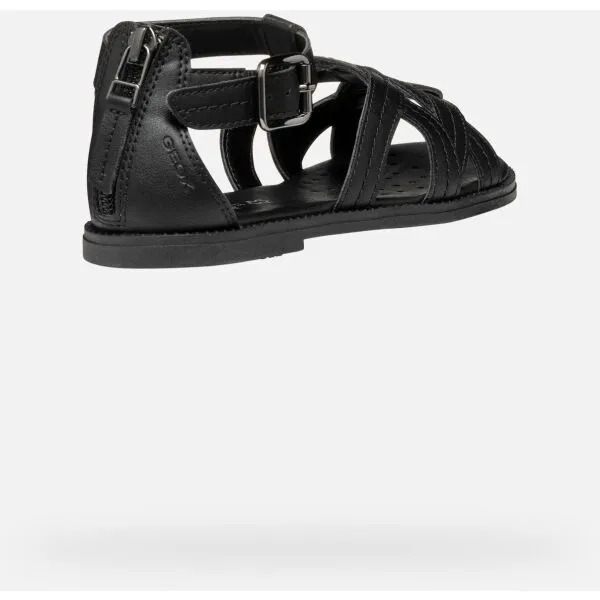 Black Girls' Sandals Geox Karly - Girls
