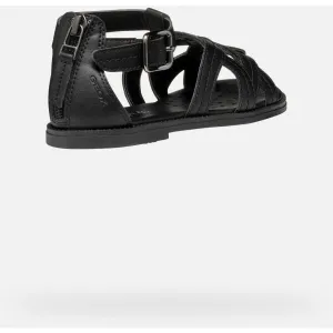 Black Girls' Sandals Geox Karly - Girls
