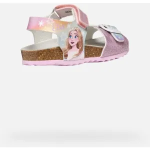 Pink Girls' Sandals Geox Adriel - Girls
