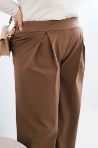 Plus size nohavice s širokými nohavicami