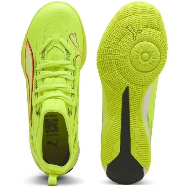Puma ULTRA 6 MATCH IT JR Detské sálovky, žltá, veľkosť 33