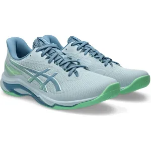 ASICS NETBURNER BALLISTIC FF 4 Pánske halové topánky, svetlomodrá, veľkosť 44.5