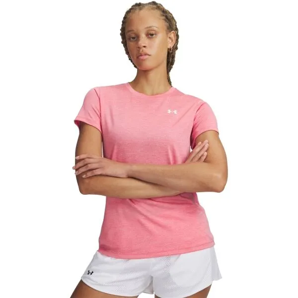 Under Armour TECH TWIST Dámske tričko, ružová, veľkosť