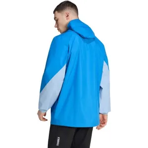 adidas MULTI TERREX 2.5L RAIN JACKET Pánska outdoorová bunda, modrá, veľkosť