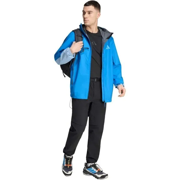 adidas MULTI TERREX 2.5L RAIN JACKET Pánska outdoorová bunda, modrá, veľkosť
