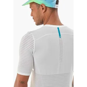 Compressport RACING SS TSHIRT M Pánske bežecké tričko, biela, veľkosť