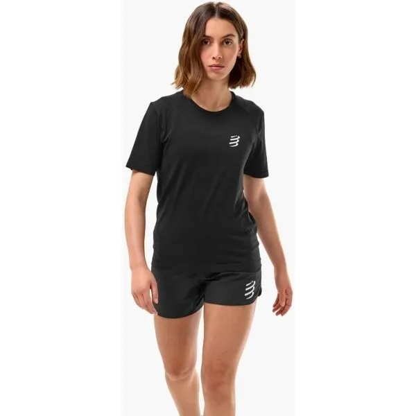Compressport PERFORMANCE SS TSHIRT W Dámske bežecké tričko, čierna, veľkosť
