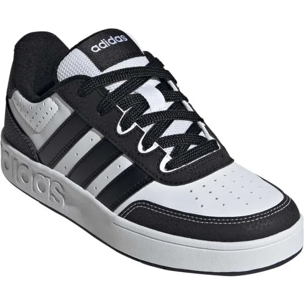 adidas BREAKBASE J Detská voľnočasová obuv, biela, veľkosť 36