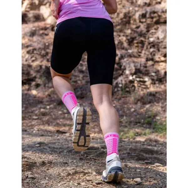 Compressport ULTRA TRAIL SOCKS V2.0 Bežecké ponožky, ružová, veľkosť