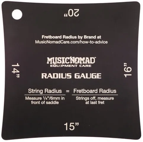 Music Nomad Precision Radius Gauge Set