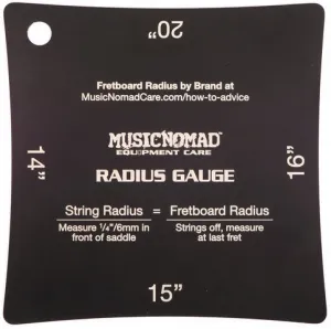Music Nomad Precision Radius Gauge Set