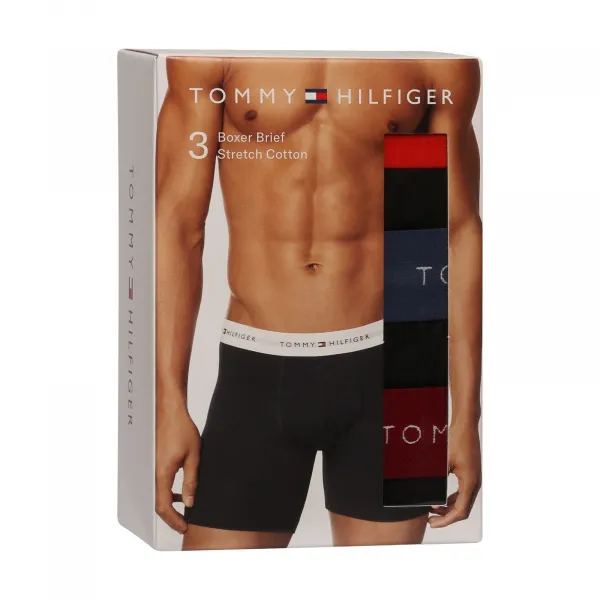 3PACK pánske boxerky Tommy Hilfiger čierne (UM0UM03874 0SW) M, trenky