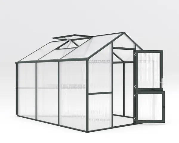 Záhradný skleník KGT Iris III 3,2 x 2,3 m, zelená