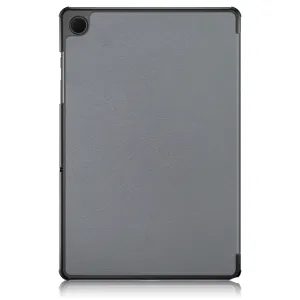 LEATHER Zaklápací obal Samsung Galaxy Tab A9+ šedý
