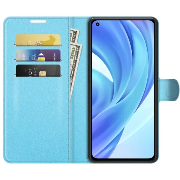 LITCHI Ochranný kryt Xiaomi Mi 11 Lite / 11 Lite 5G / 11 Lite NE 5G modrý