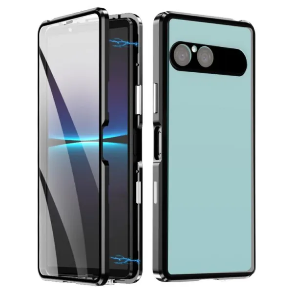 Magnetický kryt 360 pre Sony Xperia 10 VII čierny