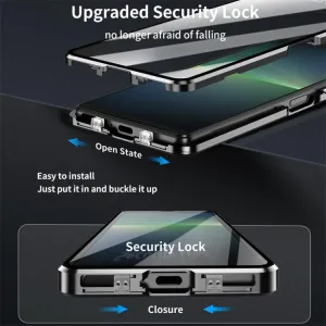 Magnetický kryt 360 pre Sony Xperia 10 VII čierny