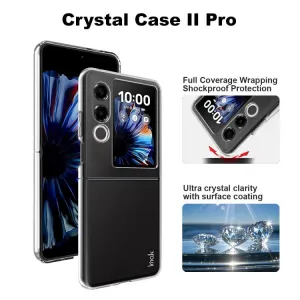 IMAK WING II Ochranný kryt pre ZTE Nubia Flip 2 5G priehľadný