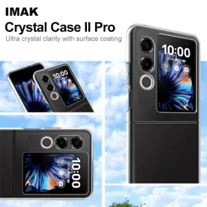 IMAK WING II Ochranný kryt pre ZTE Nubia Flip 2 5G priehľadný