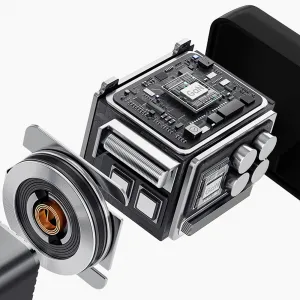 DUDAO A67EU GaN 67W Sieťová nabíjačka s káblom USB-C čierna