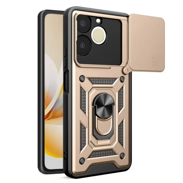 RING CAMERA Kryt s držiakom pre Realme Note 70T zlatý
