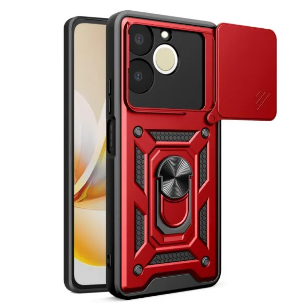 RING CAMERA Kryt s držiakom pre Realme Note 70T červený