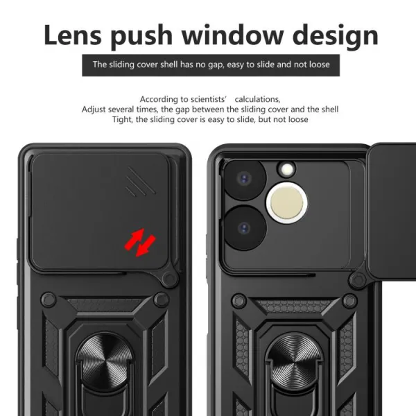 RING CAMERA Kryt s držiakom pre Realme Note 70T modrý