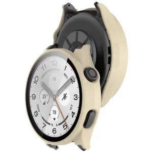 PC FULL COVER Plastový kryt so sklom pre Xiaomi Watch 5 IVORY WHITE