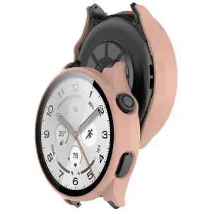 PC FULL COVER Plastový kryt so sklom pre Xiaomi Watch 5 ružový