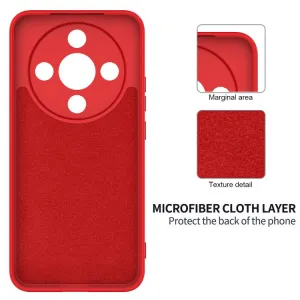 RUBBER Ochranný obal pre Honor Magic8 Lite 5G červený