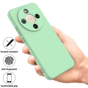 RUBBER Ochranný obal pre Honor Magic8 Lite 5G zelený