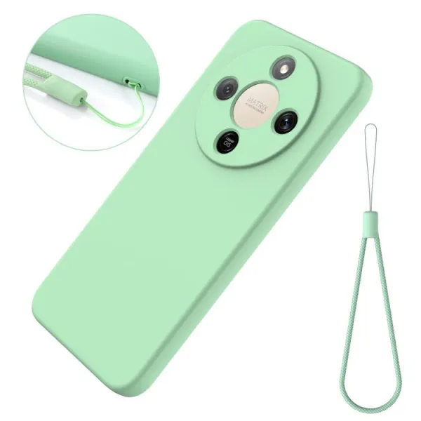 RUBBER Ochranný obal pre Honor Magic8 Lite 5G zelený