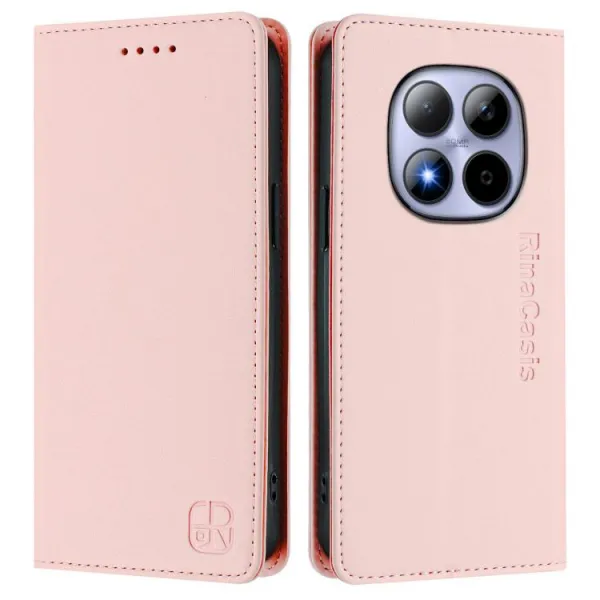 RINA Zaklápacie puzdro pre Xiaomi Redmi Note 15 Pro 5G ružové