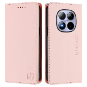 RINA Zaklápacie puzdro pre Xiaomi Redmi Note 15 Pro 5G ružové
