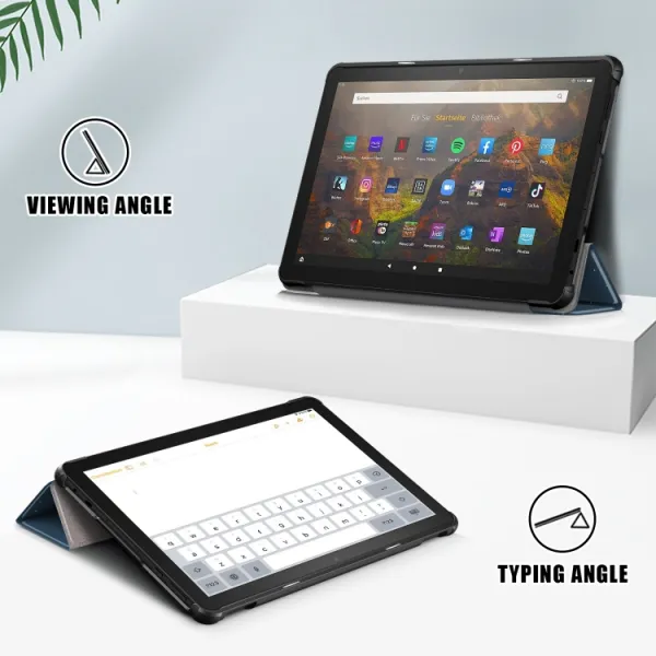ART Zaklápacie puzdro pre Amazon Fire HD 10 (2023) LAZY CAT