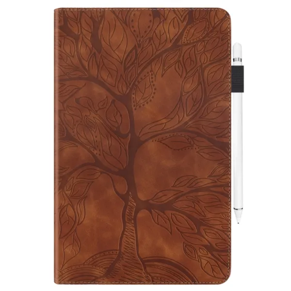 ART TREE Zaklápací obal pre Amazon Fire HD 10 (2023) hnedý
