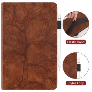 ART TREE Zaklápací obal pre Amazon Fire HD 10 (2023) hnedý