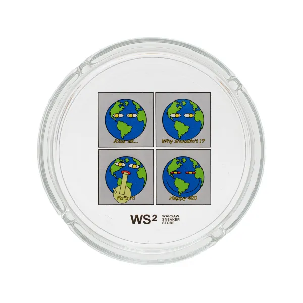 WS2 420 We Smoke Stuff Ashtray "Stoned Earth" (WS2-420-ASHT)