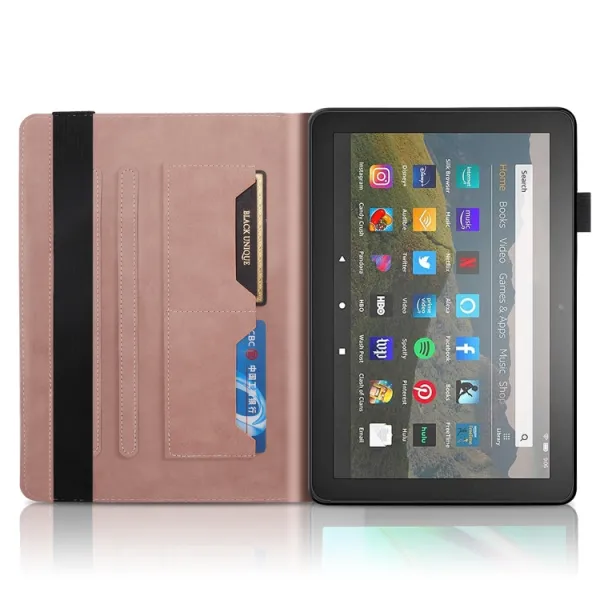 ART TREE Zaklápací obal pre Amazon Fire HD 10 (2023) ružový