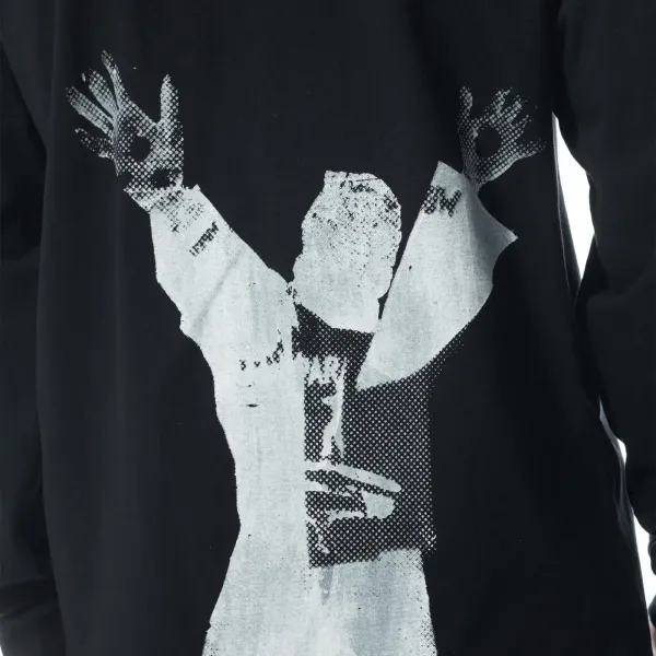 Midnight goYa Man Sleeve "Black" (MID-AW23-LONGSLEE002)