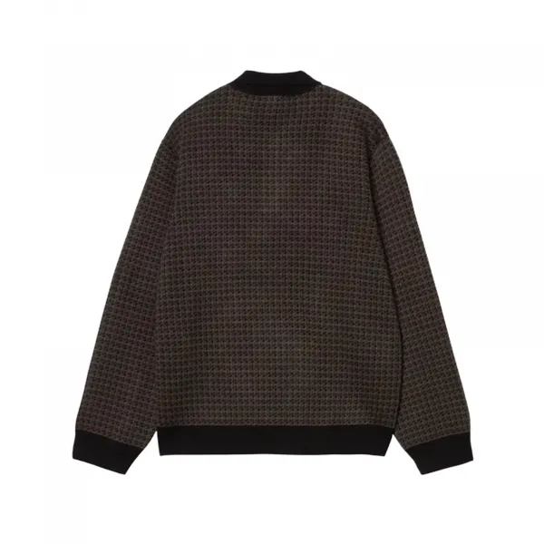 Carhartt WIP L/S Lowis Polo "Lowis Houndstooth Vitola Heather" (I035395-35MXX)