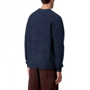 Carhartt WIP Anglistic Sweater "Speckled Jupiter" (I010977-3ATXX)