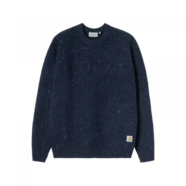 Carhartt WIP Anglistic Sweater "Speckled Jupiter" (I010977-3ATXX)