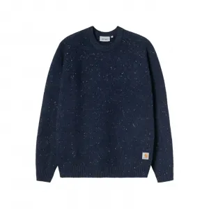Carhartt WIP Anglistic Sweater "Speckled Jupiter" (I010977-3ATXX)